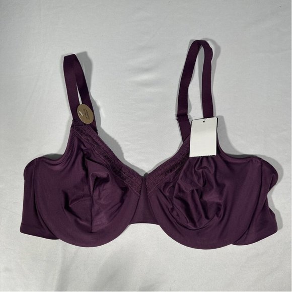 NWT $70 Wacoal [ 40C ]‎ Perfect Primer Underwire Bra in Italian Plum Purple - Picture 4 of 10